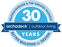 Archadeck 30 year logo