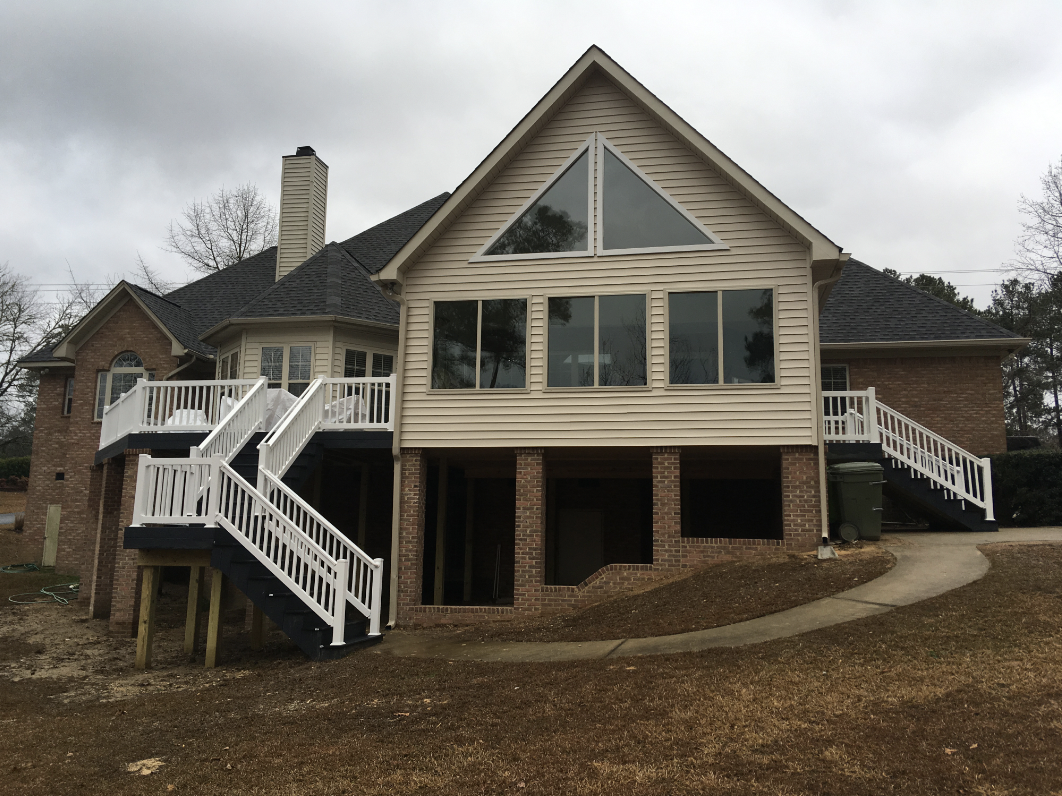 A sunroom's exterior in Columbia, South Carolina