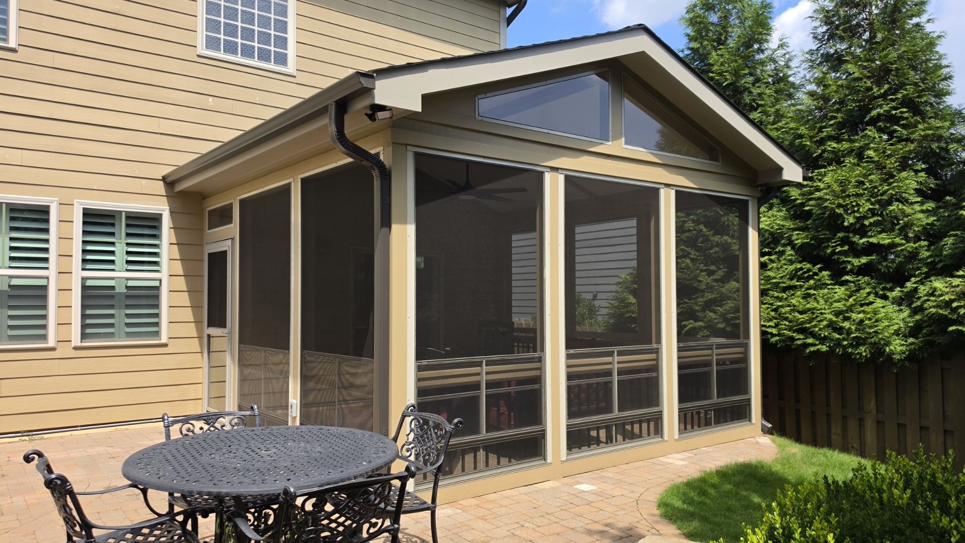 exterior of Apex 3-season room addition