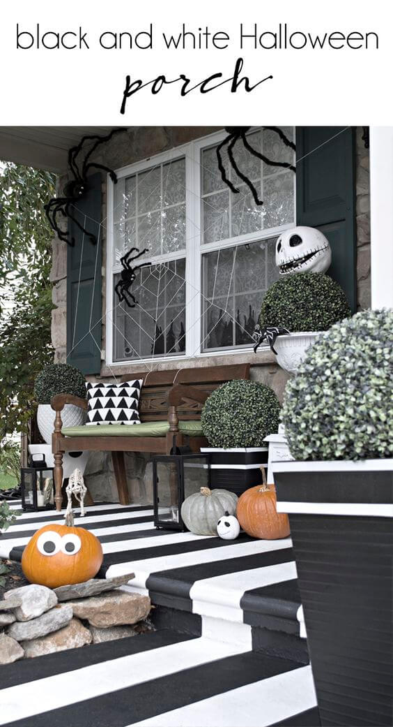 awesome halloween porch themes