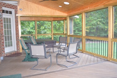 low maintenance porch deck in raleigh