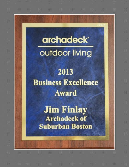 2013 Business Excellence Award