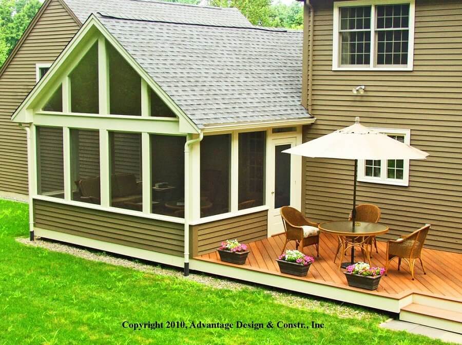 Three season porch and outdoor patio