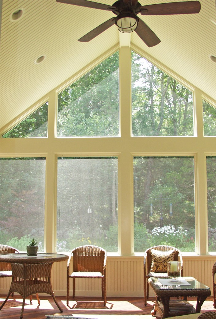 Watch the seasons change in a new porch or sunroom