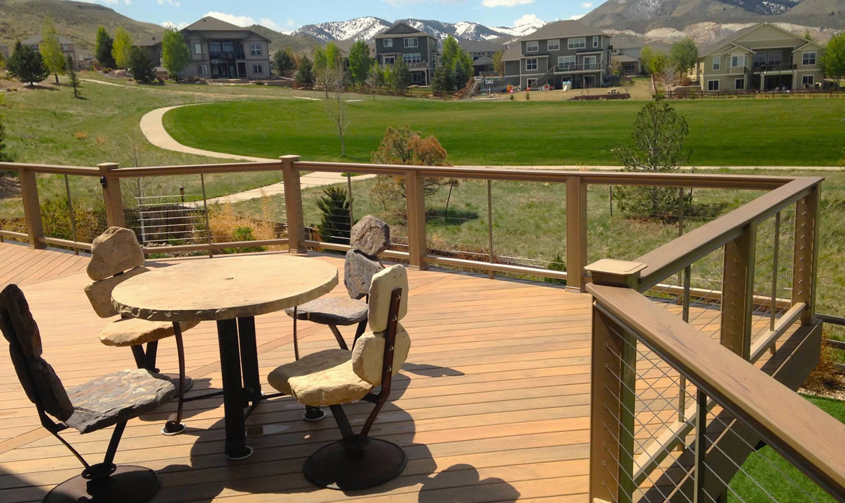 Composite decks are more expensive than patios
