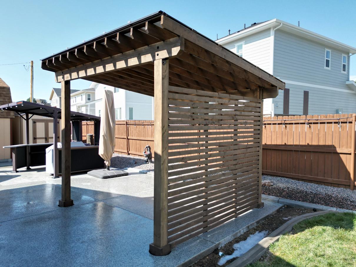 how to cover a pergola