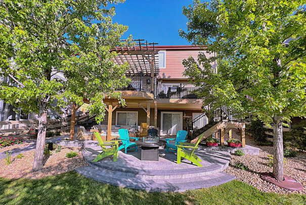 Outdoor deck and patio