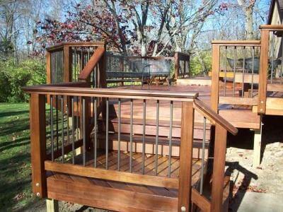 backyard wood deck