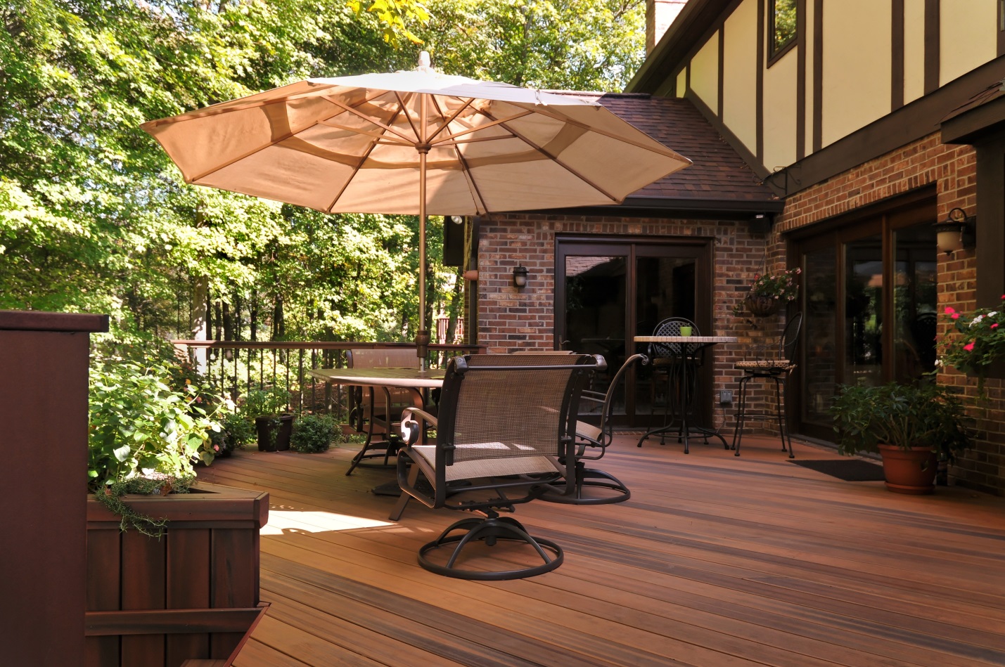 Outdoor living space addition proactive planning. 