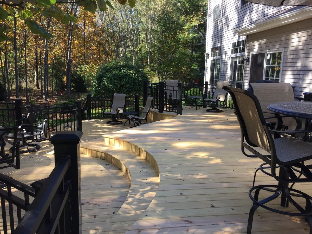 new wood deck