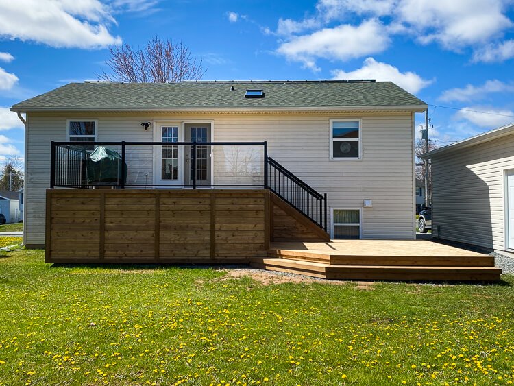 Pressure Treated Wooden Deck Halifax