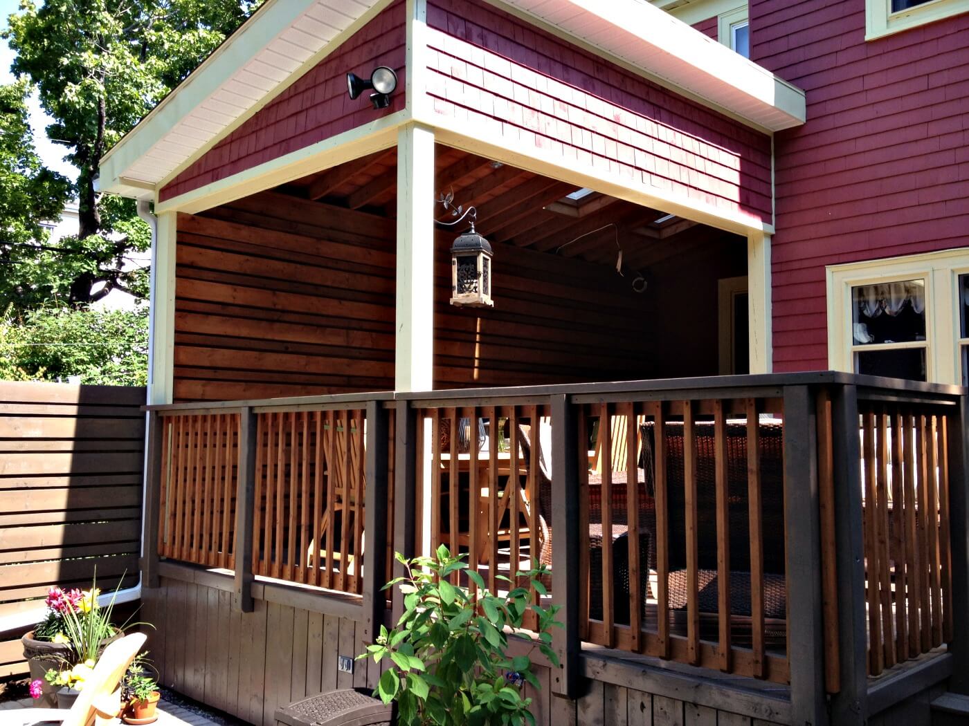 Backyard Covered Porch