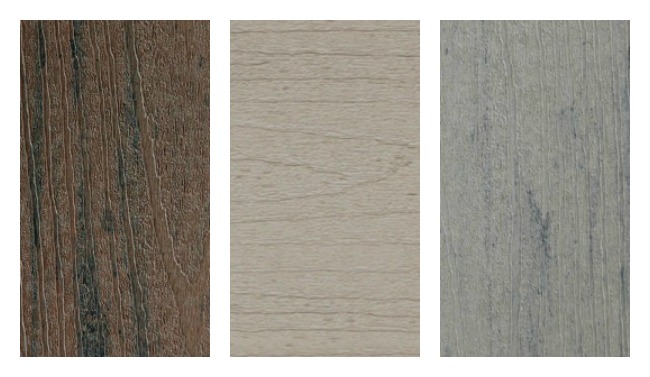 composite decking sample colors