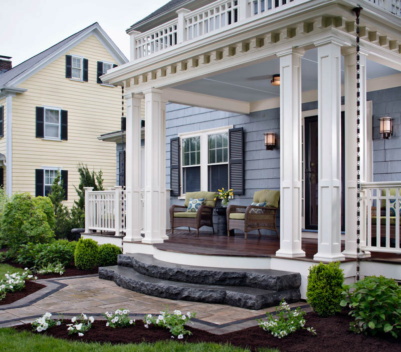 Custom Front Porch Design In Halifax Archadeck Of Nova Scotia