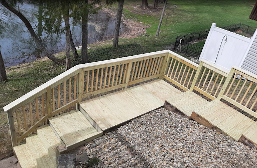 wooden deck