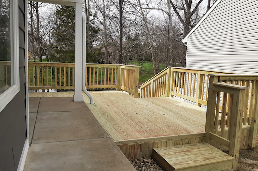 wooden deck