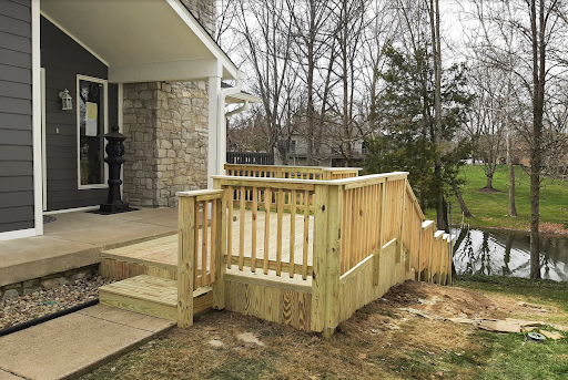 wooden deck