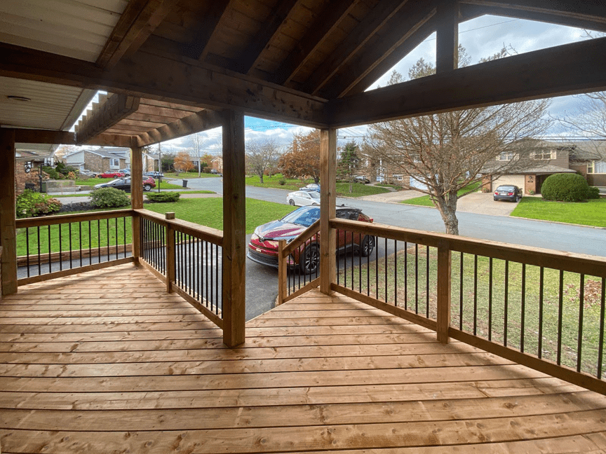 covered front porch