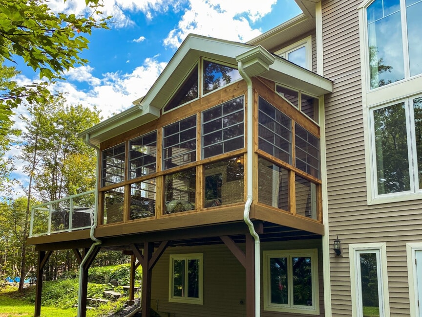 two story sunroom 