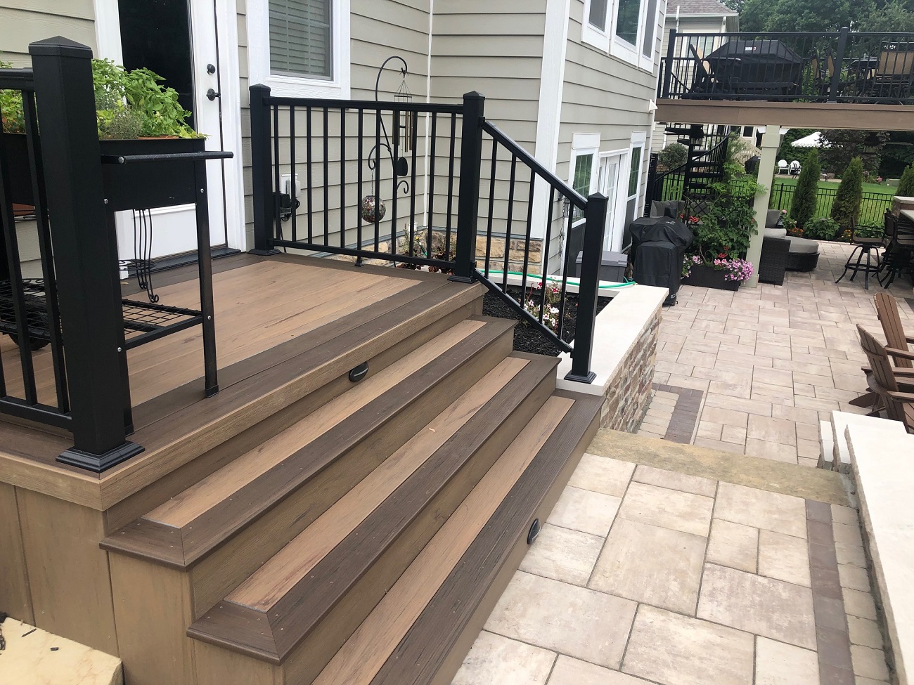 custom deck landing galena