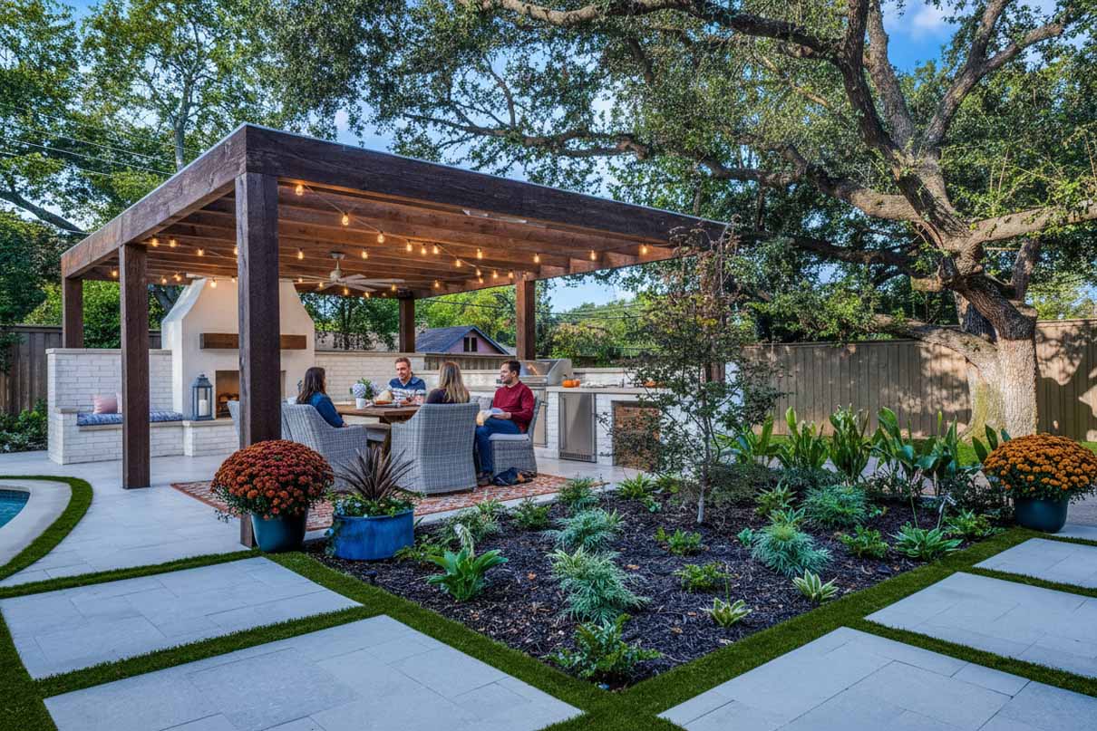 covered patio book club