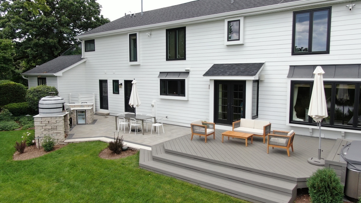 outdoor area with seating