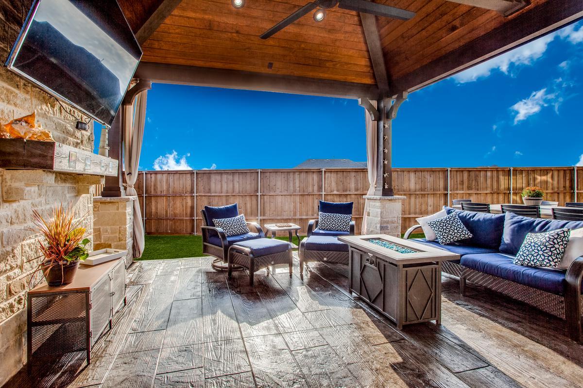Covered patio