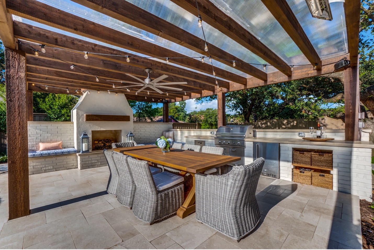 poolside shade structures