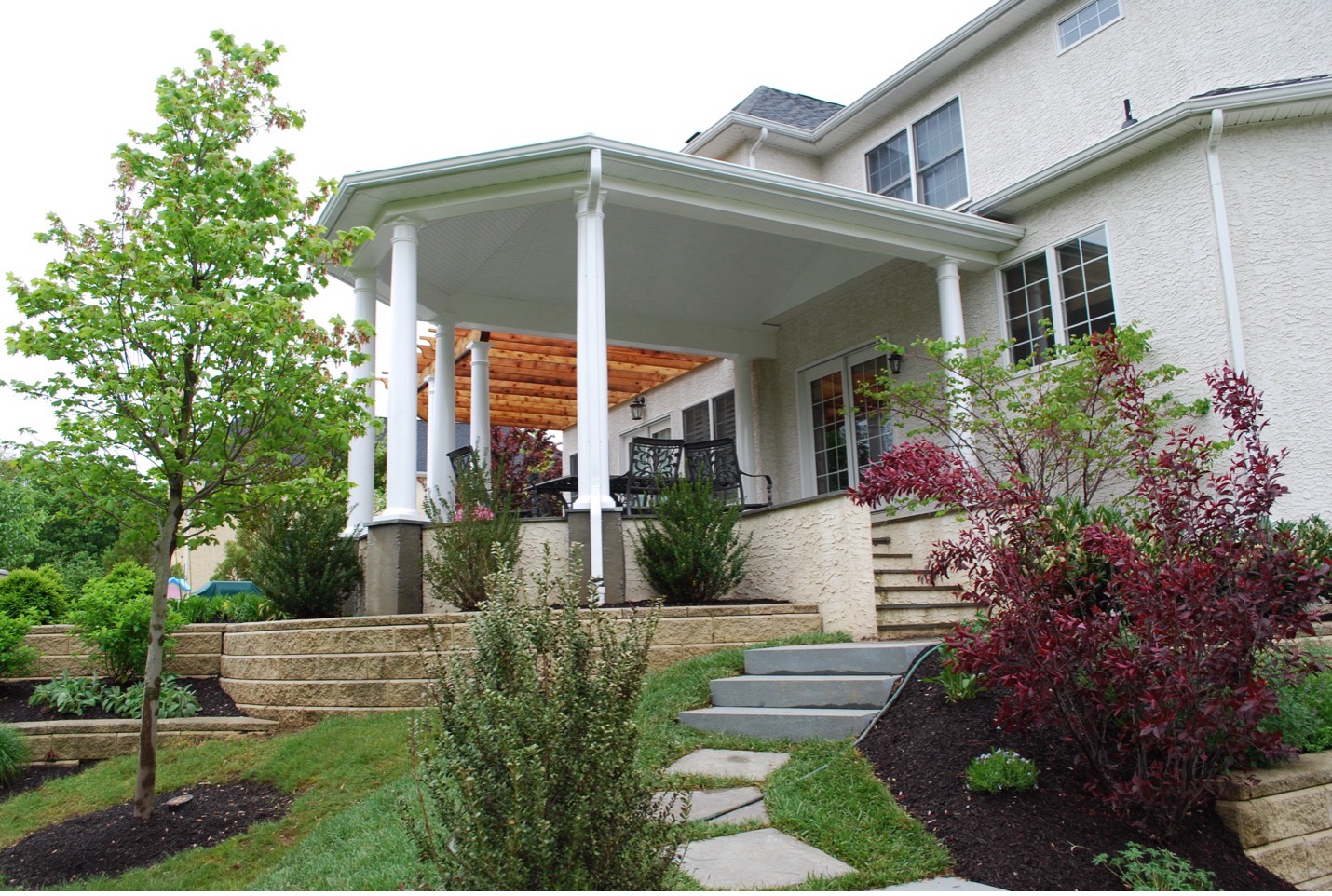 covered porch designs for shade