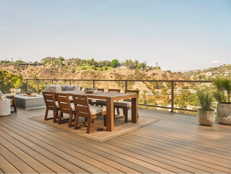 Utah mountain view deck designs